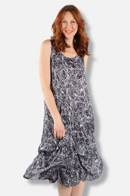 Bubble Dress - Black & White