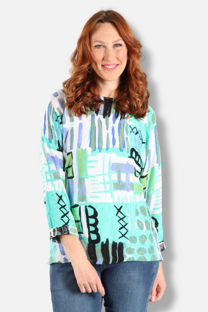Dolman Sweater - Geo