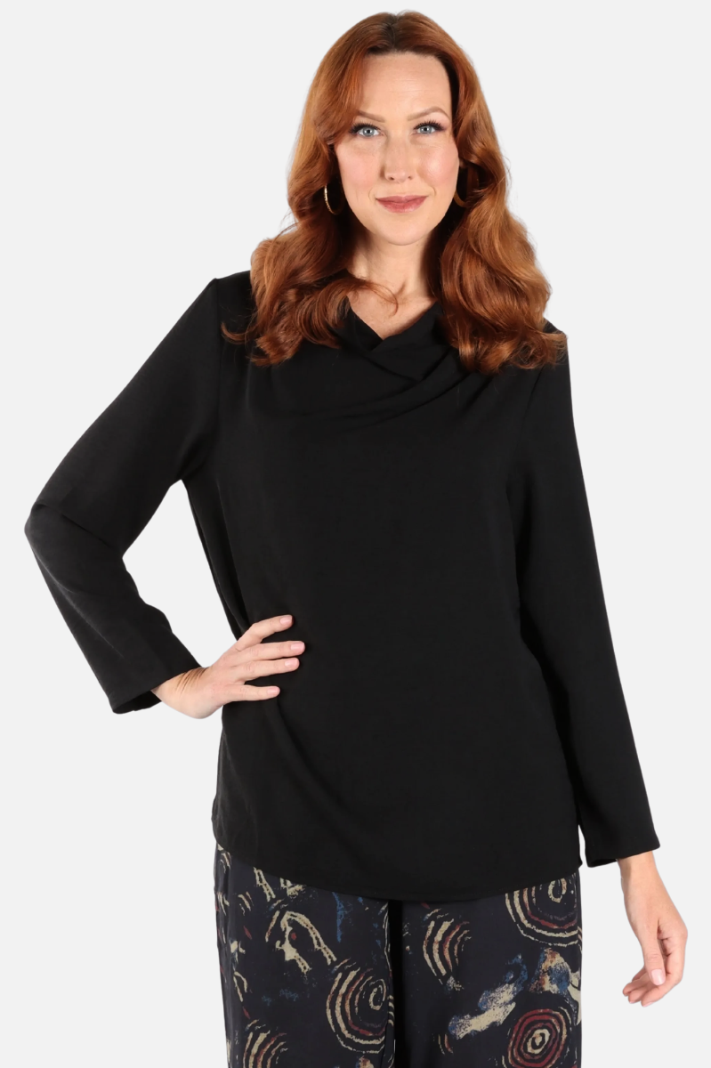 Airflow Long Sleeve Top Plus - Black