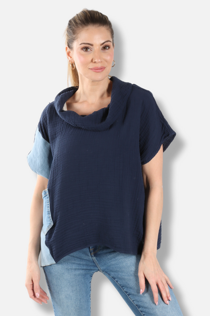 Valetta Top - Navy