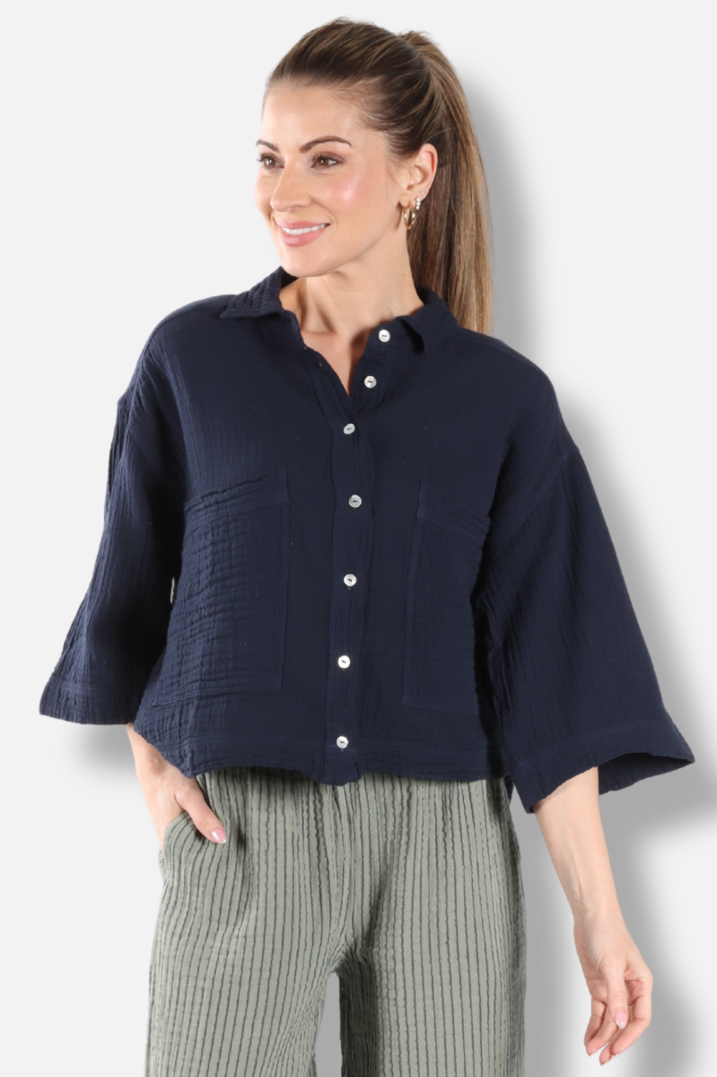 Gale Shirt - Navy