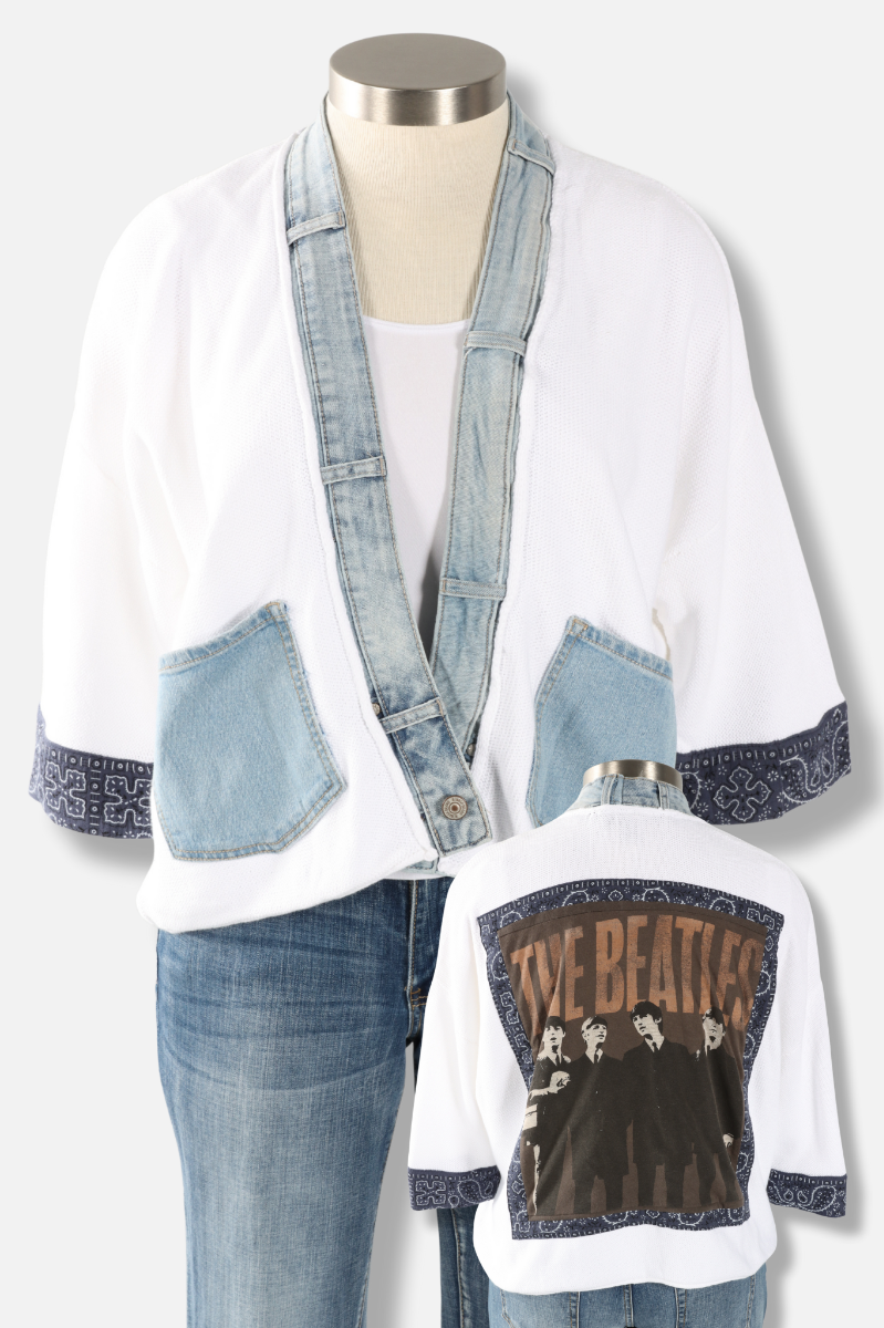 Banded Rock Cardigan - The Beatles