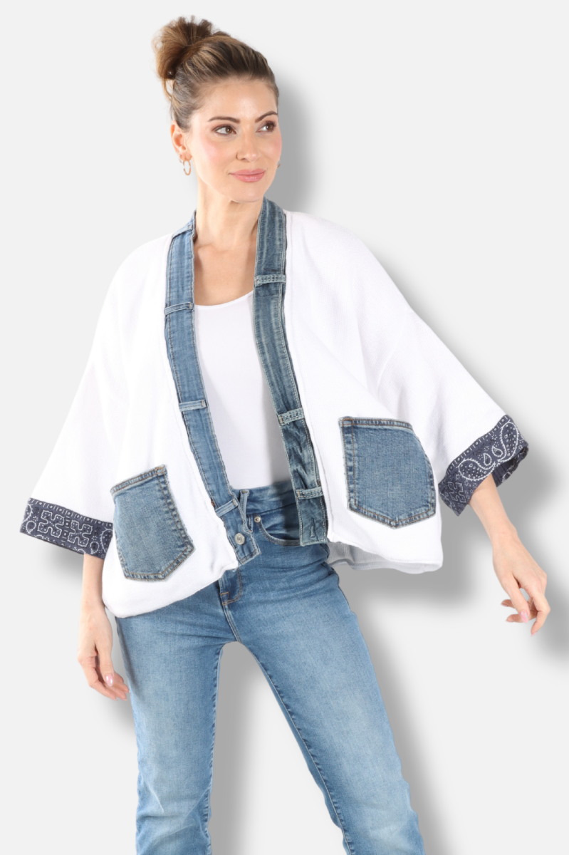 Banded Rock Cardigan - Aerosmith