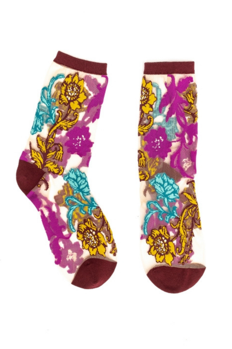 Sheer Sock - Gem Garden 