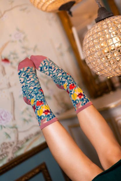 Sheer Sock - Tapestry Vines
