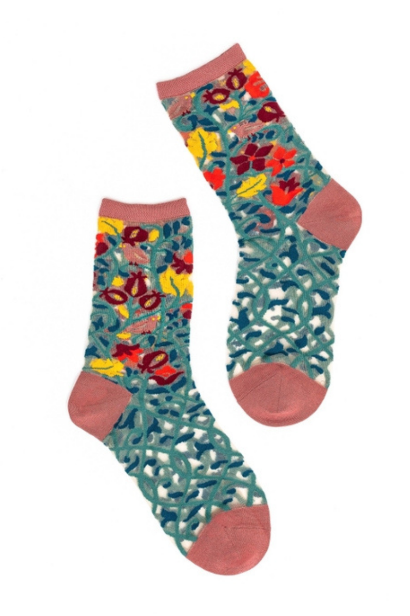 Sheer Sock - Tapestry Vines