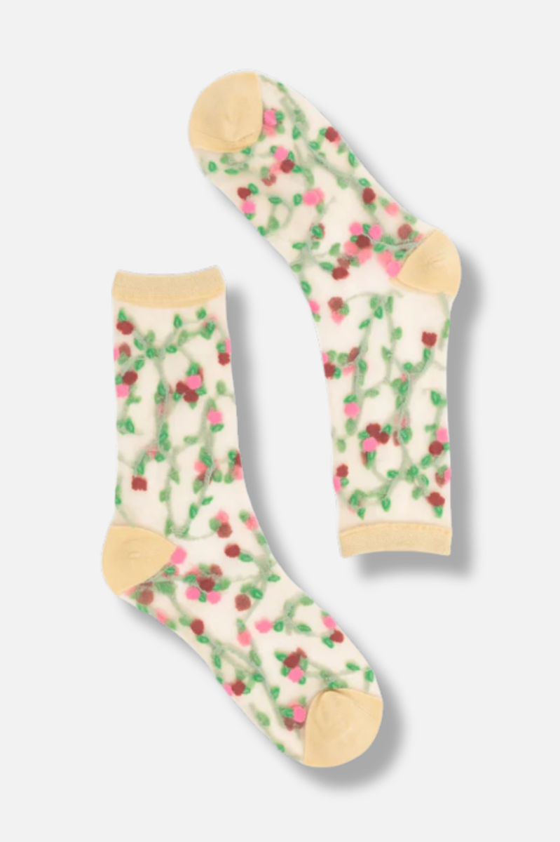 Sheer Sock - Rosettes