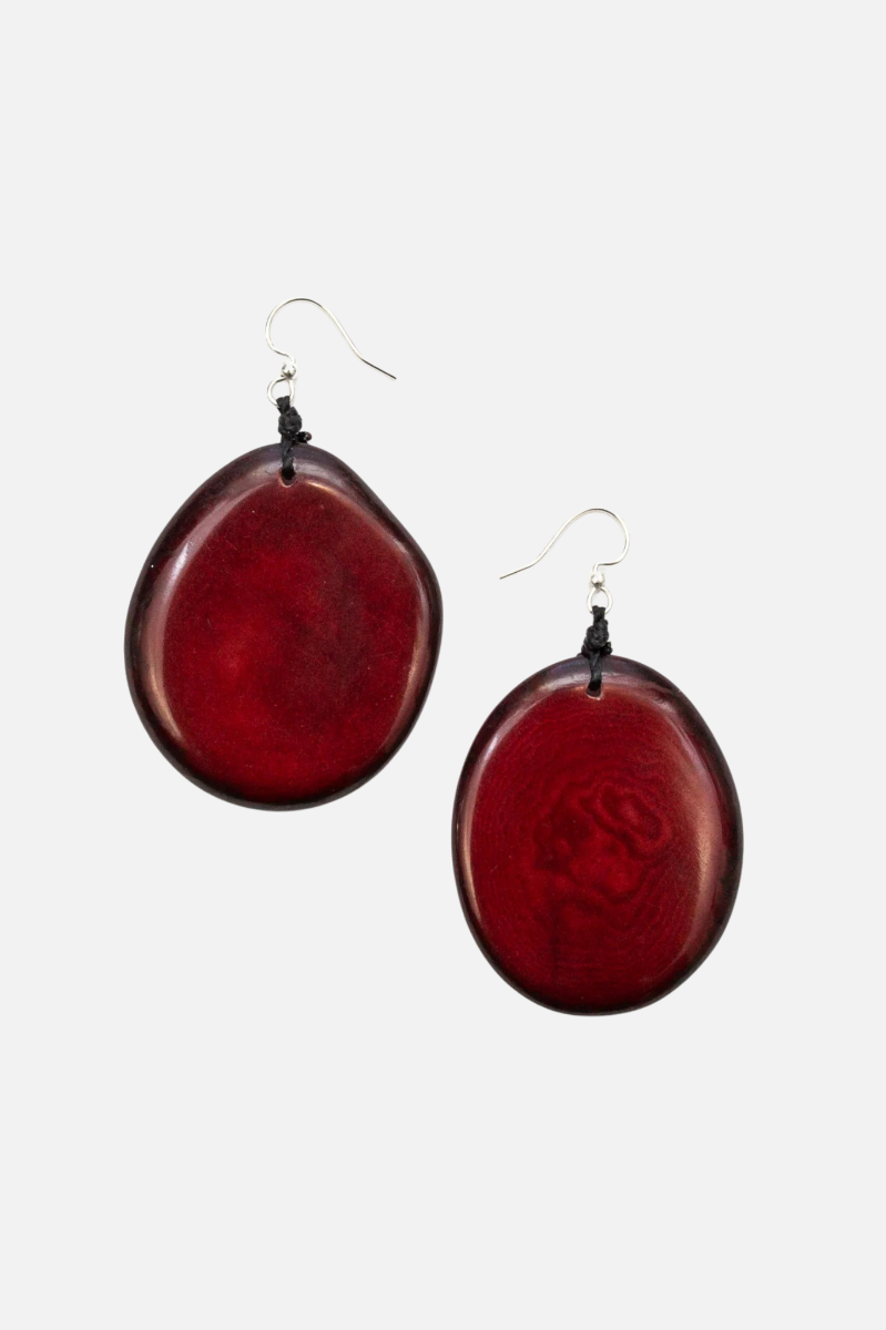 Amigas Earrings - Burgundy