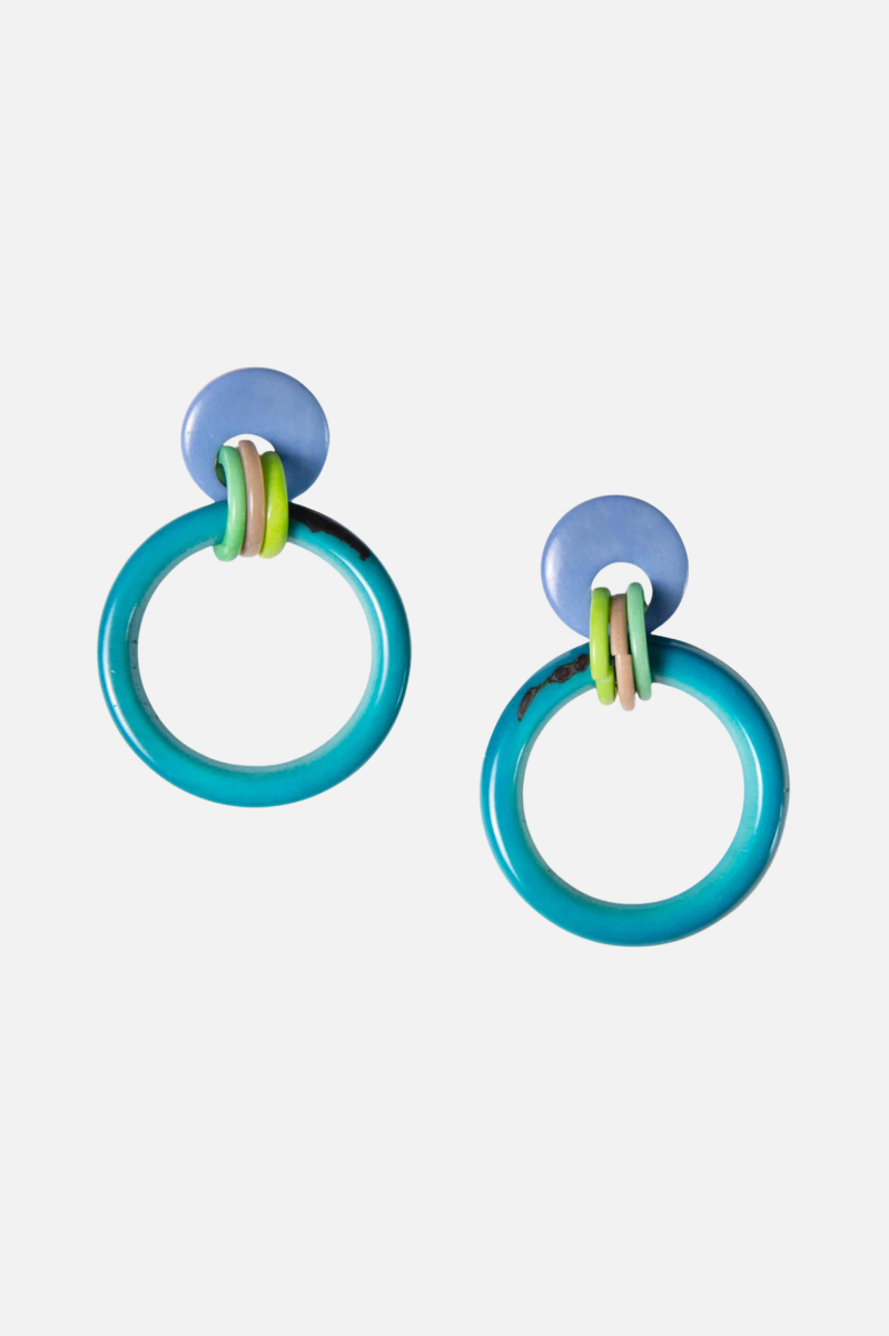 Freya Earrings - Turquoise Combo