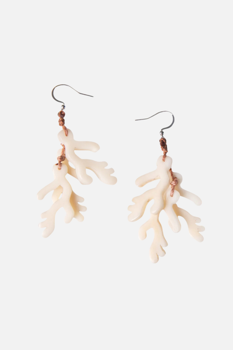 Addison Earrings - Ivory