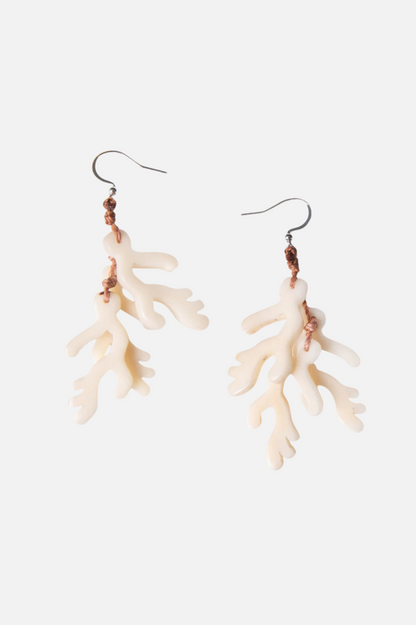 Addison Earrings - Ivory