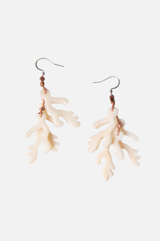 Addison Earrings - Ivory