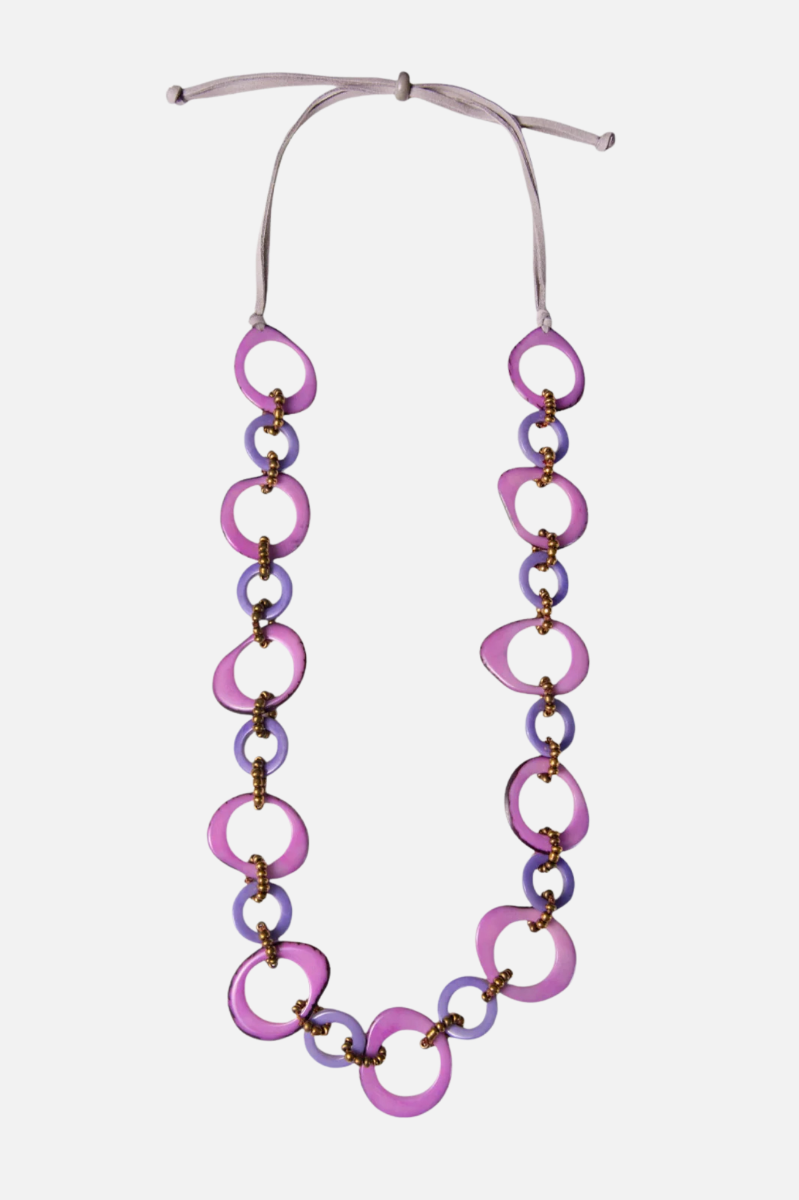 Madeline Necklace - Purple & Violet