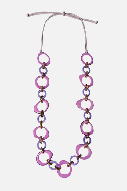 Madeline Necklace - Purple & Violet