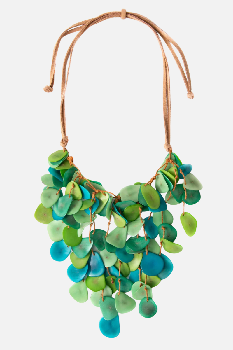 Lluvia Necklace - Turquoise Combo