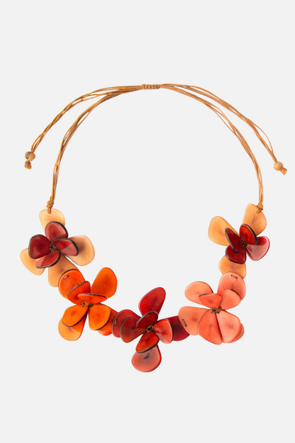 Florence Necklace - Orange Combo