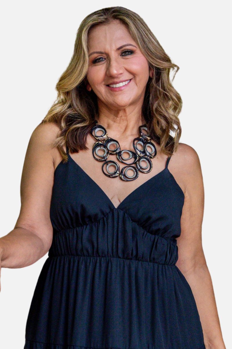 Ara Necklace - Onyx & Charcoal