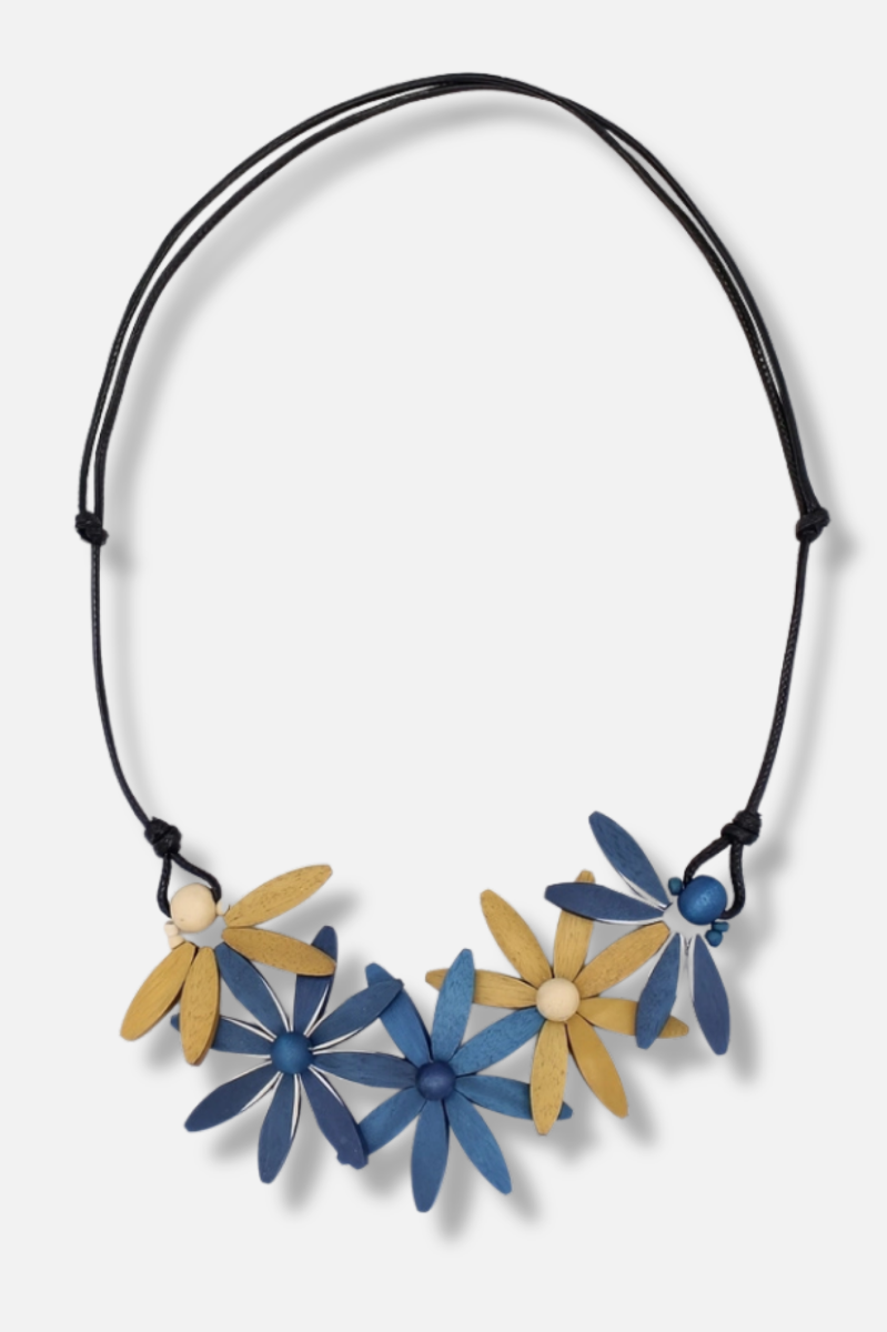 Garland Nectar Necklace - Blue 