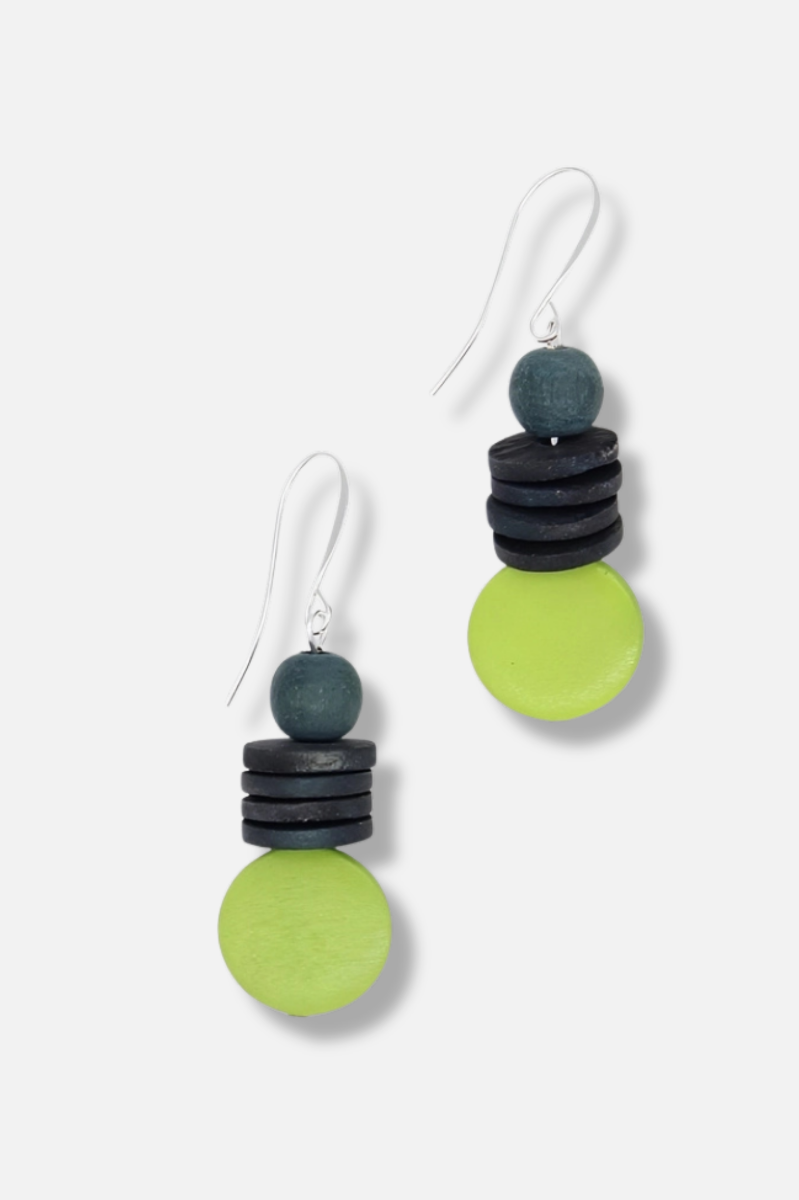 Dusk Earring - Lime