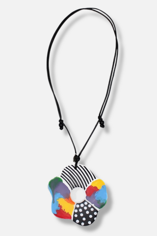 Prismatic Petals Necklace - Multi Color 