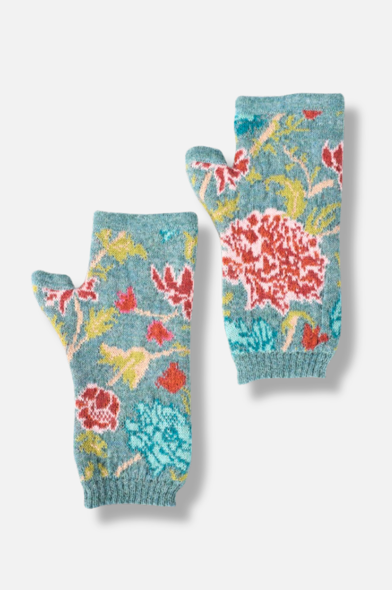 Alpaca Floral Hand Warmers - Melinda