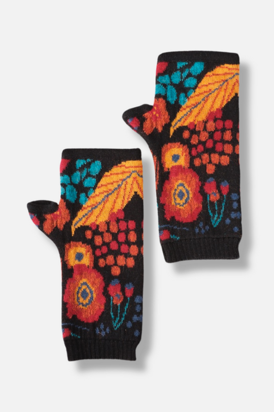 Alpaca Floral Hand Warmers - Paloma