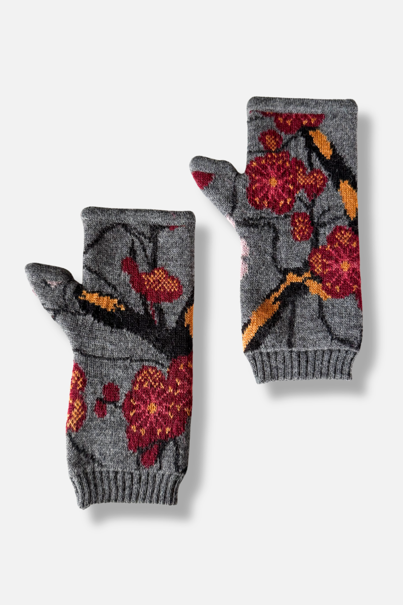 Alpaca Floral Hand Warmers - Blossom