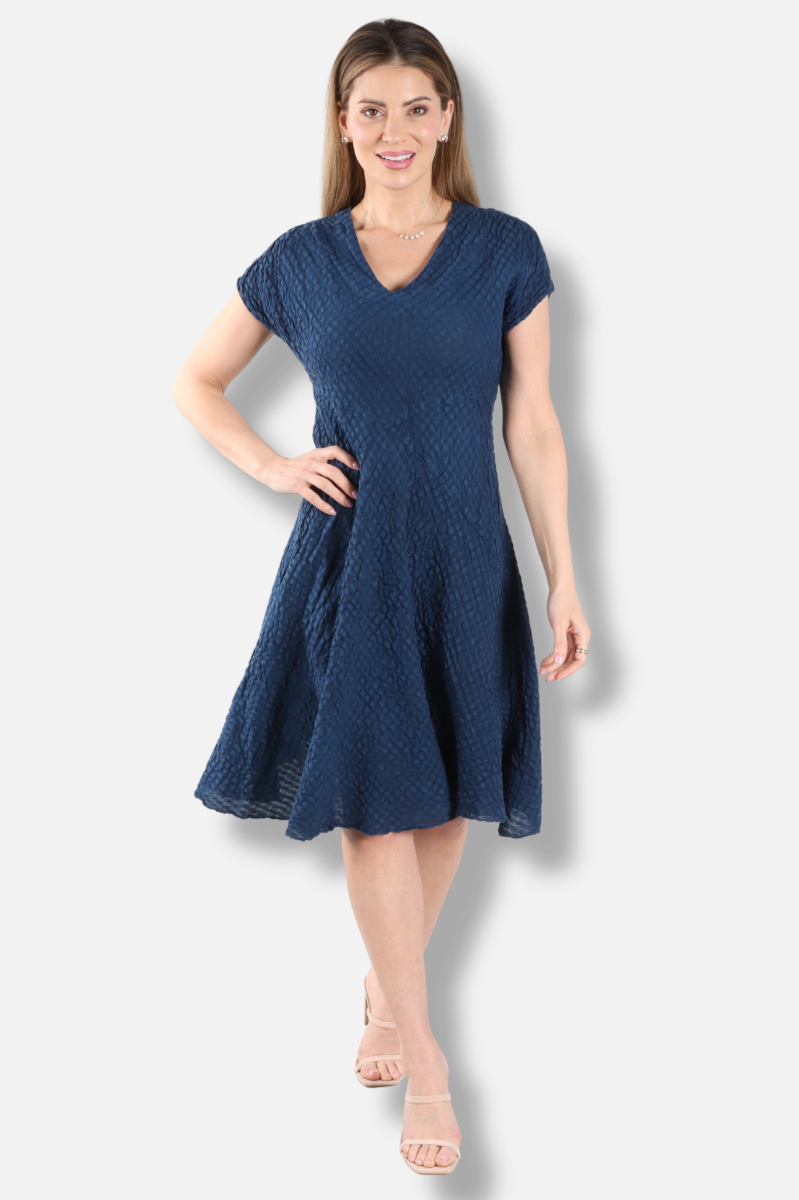Bourbon Street Dress - Navy