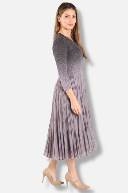 Ombre Dress - Grey