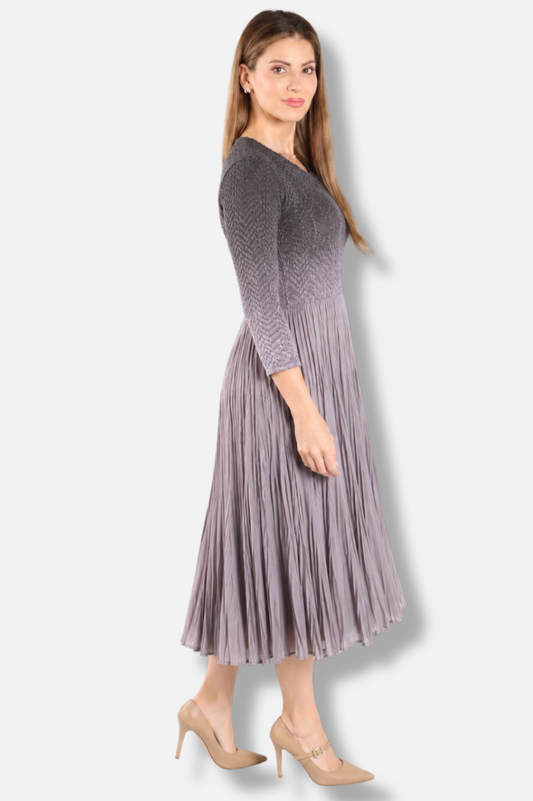 Ombre Dress - Grey