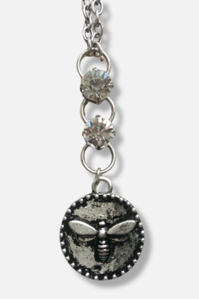 Bee Necklace - Silver