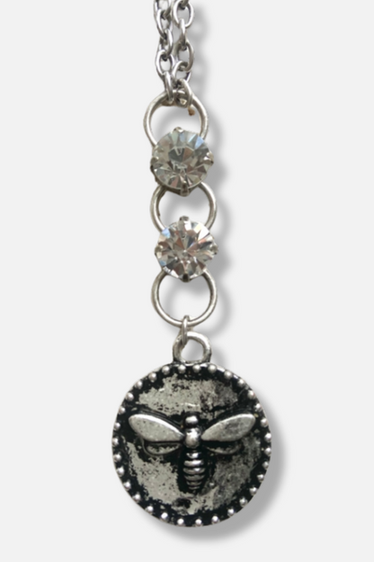 Bee Necklace - Silver