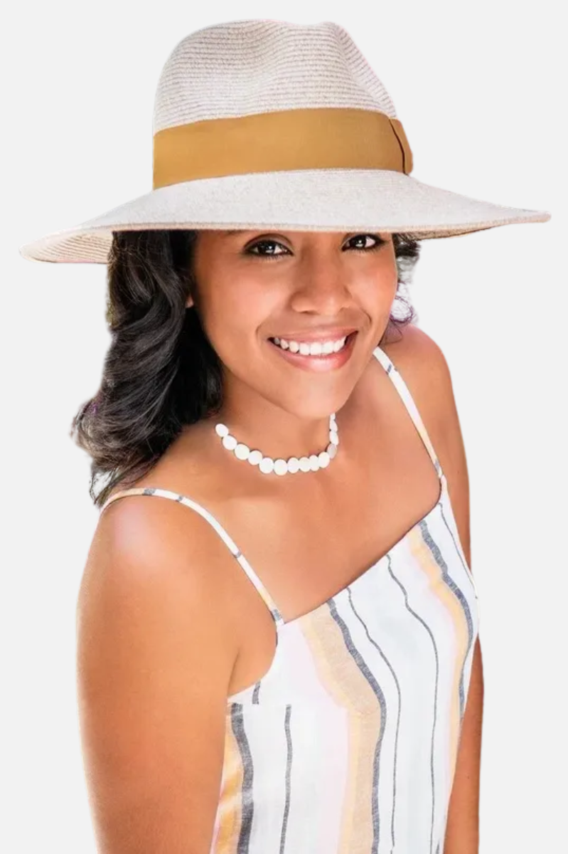 St. Lucia Hat - Mixed Beige