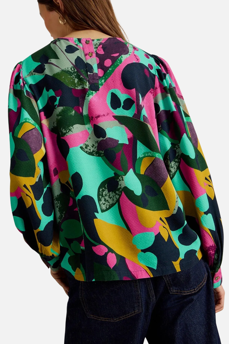 Ulla Top - Pink Multi
