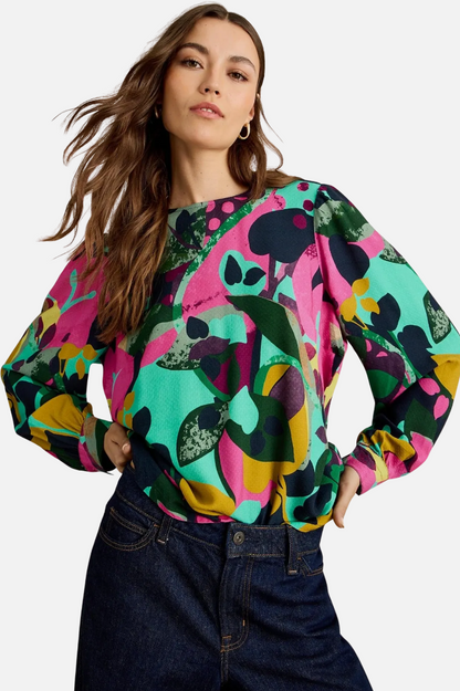 Ulla Top - Pink Multi