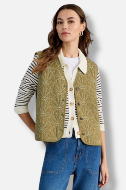Ayra Vest - Green Multi