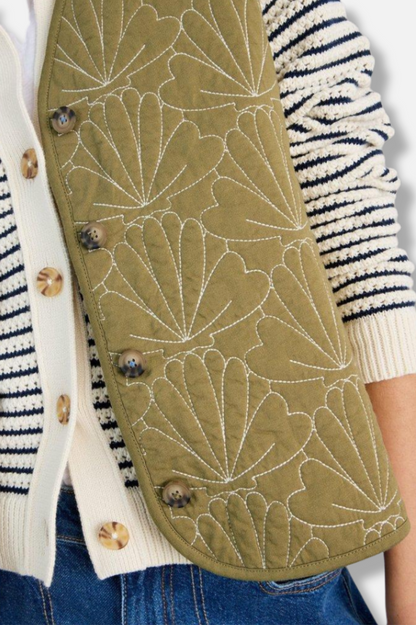Ayra Vest - Green Multi