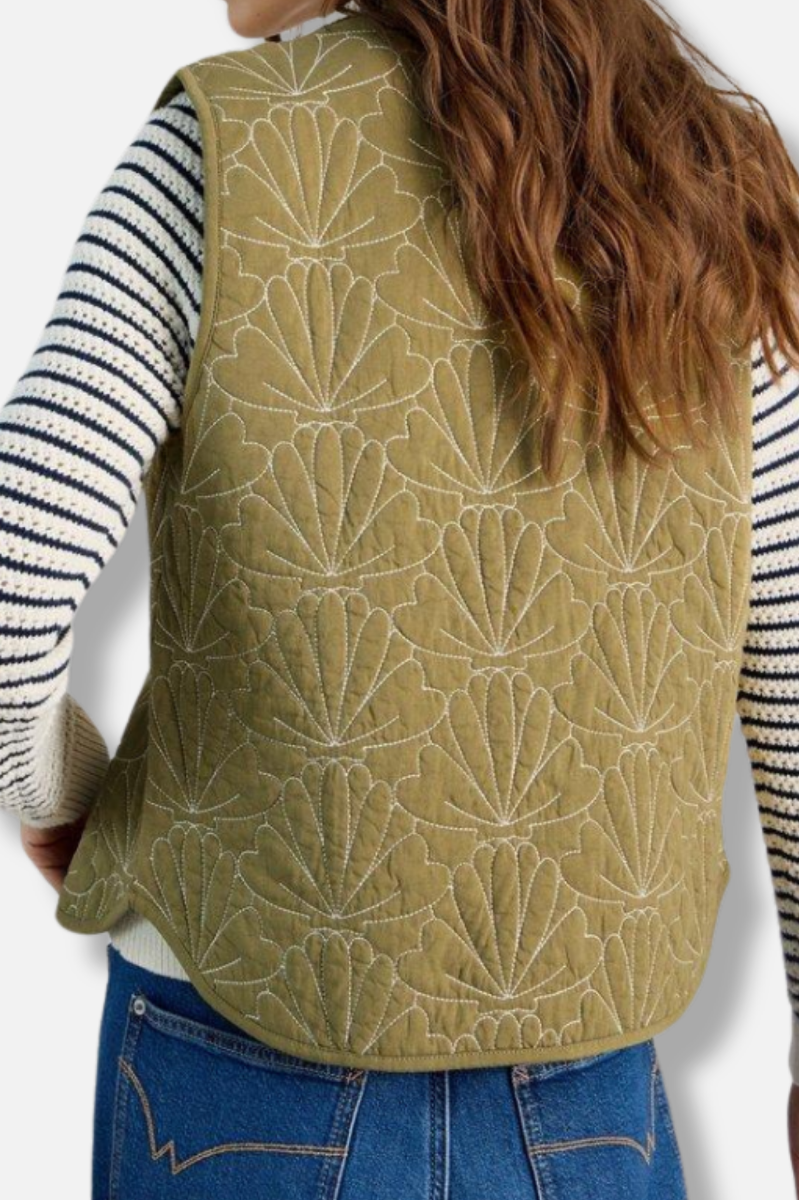 Ayra Vest - Green Multi