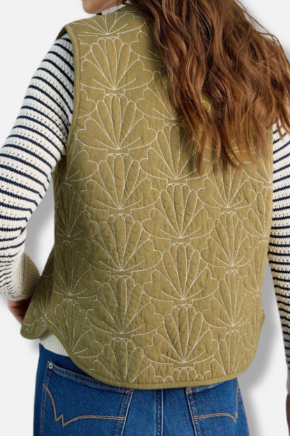 Ayra Vest - Green Multi