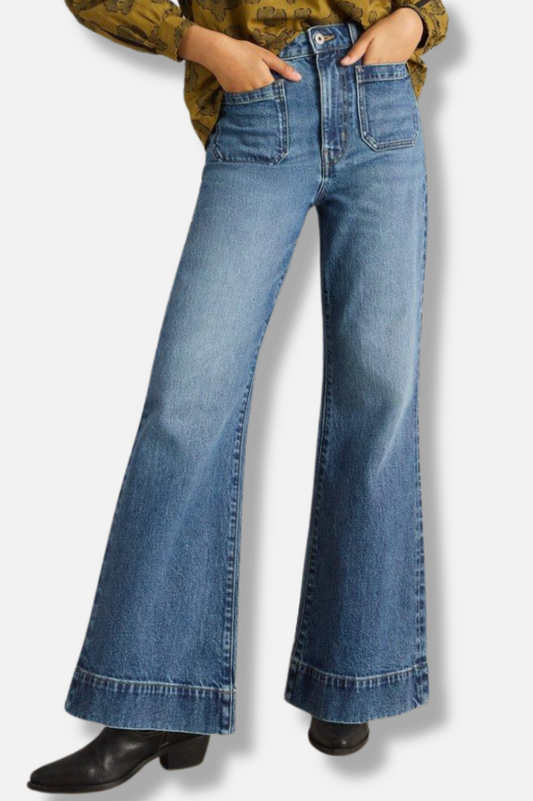 Frankie Flare Jeans - Denim