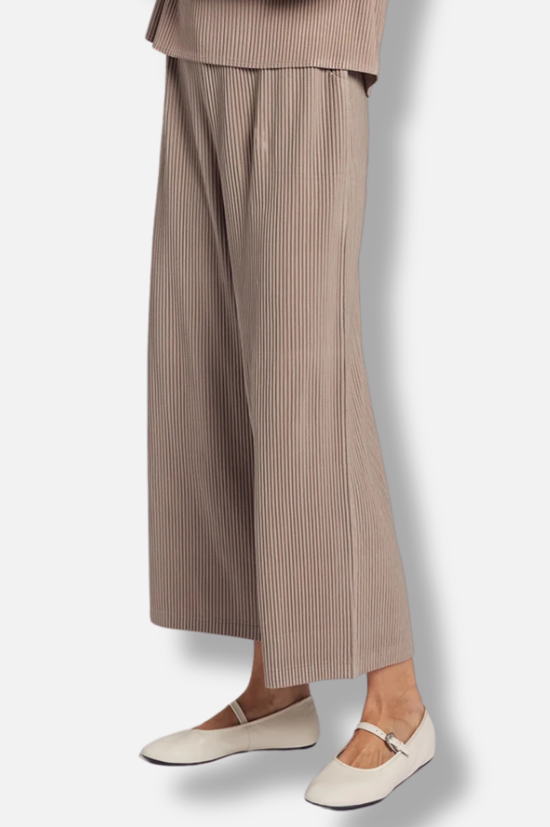 Vivan Straight Pant - Latte