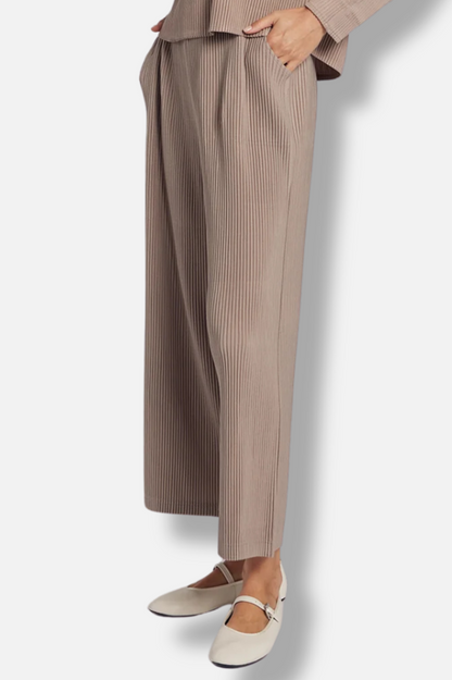 Vivan Straight Pant - Latte