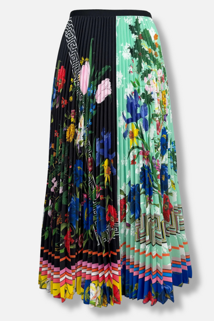 Roma Pleated Skirt - Multi Color