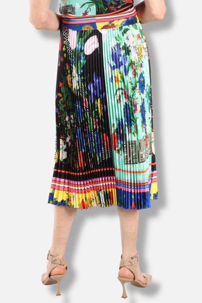 Roma Pleated Skirt - Multi Color