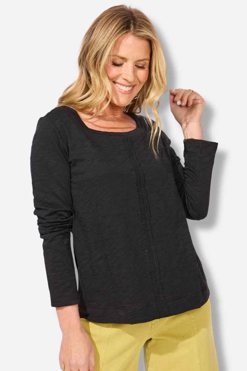 Stay Centered Tee - Black