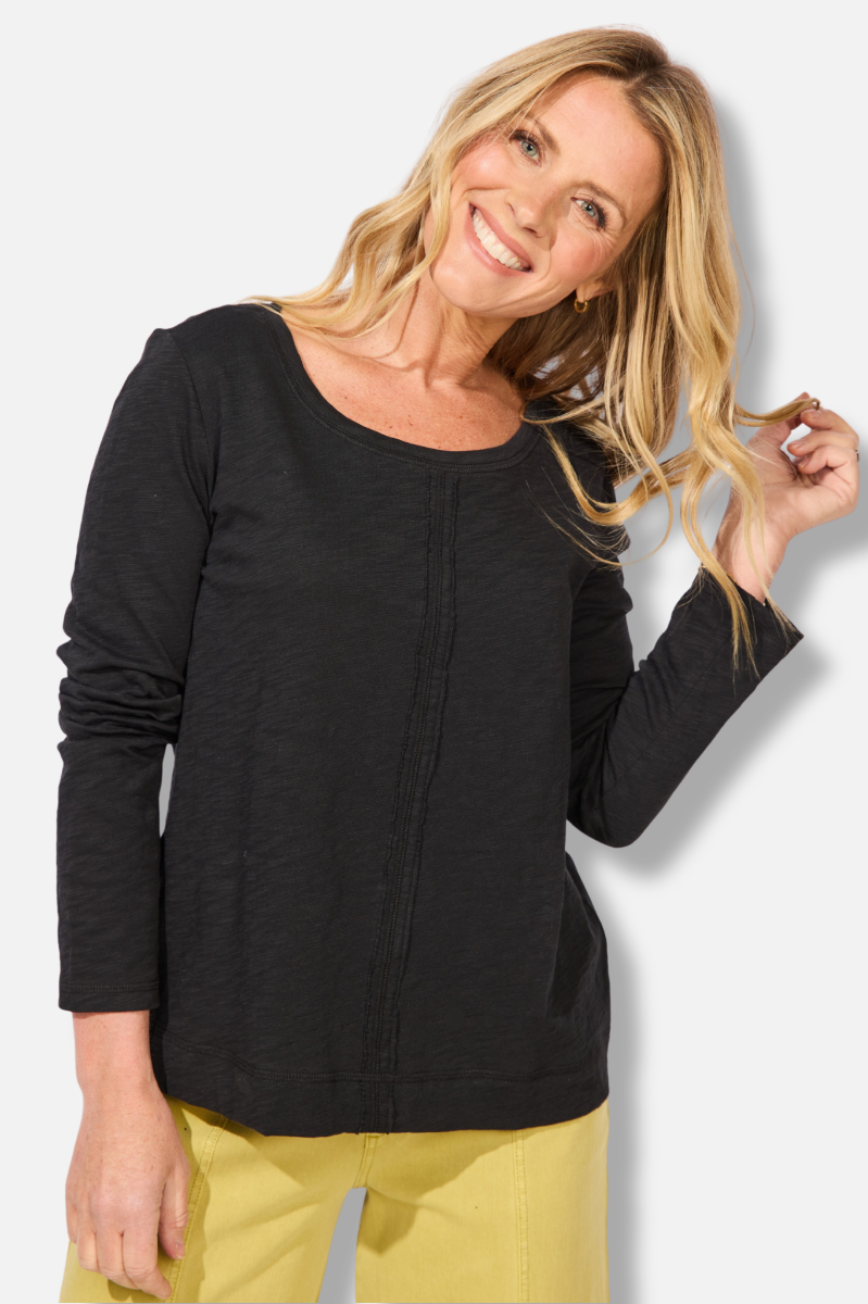 Stay Centered Tee - Black