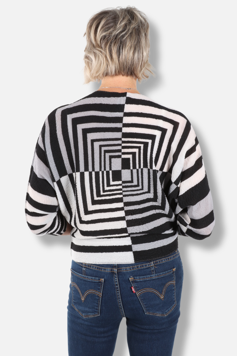 Infinity Frame Texture Top - Greystone