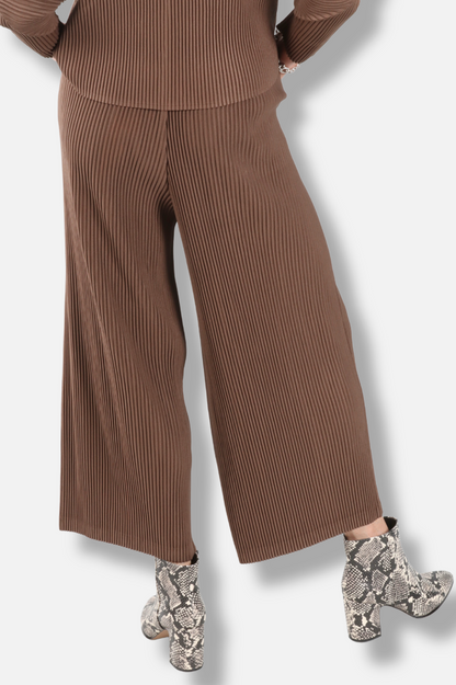 Vivian Straight Pant - Chocolate