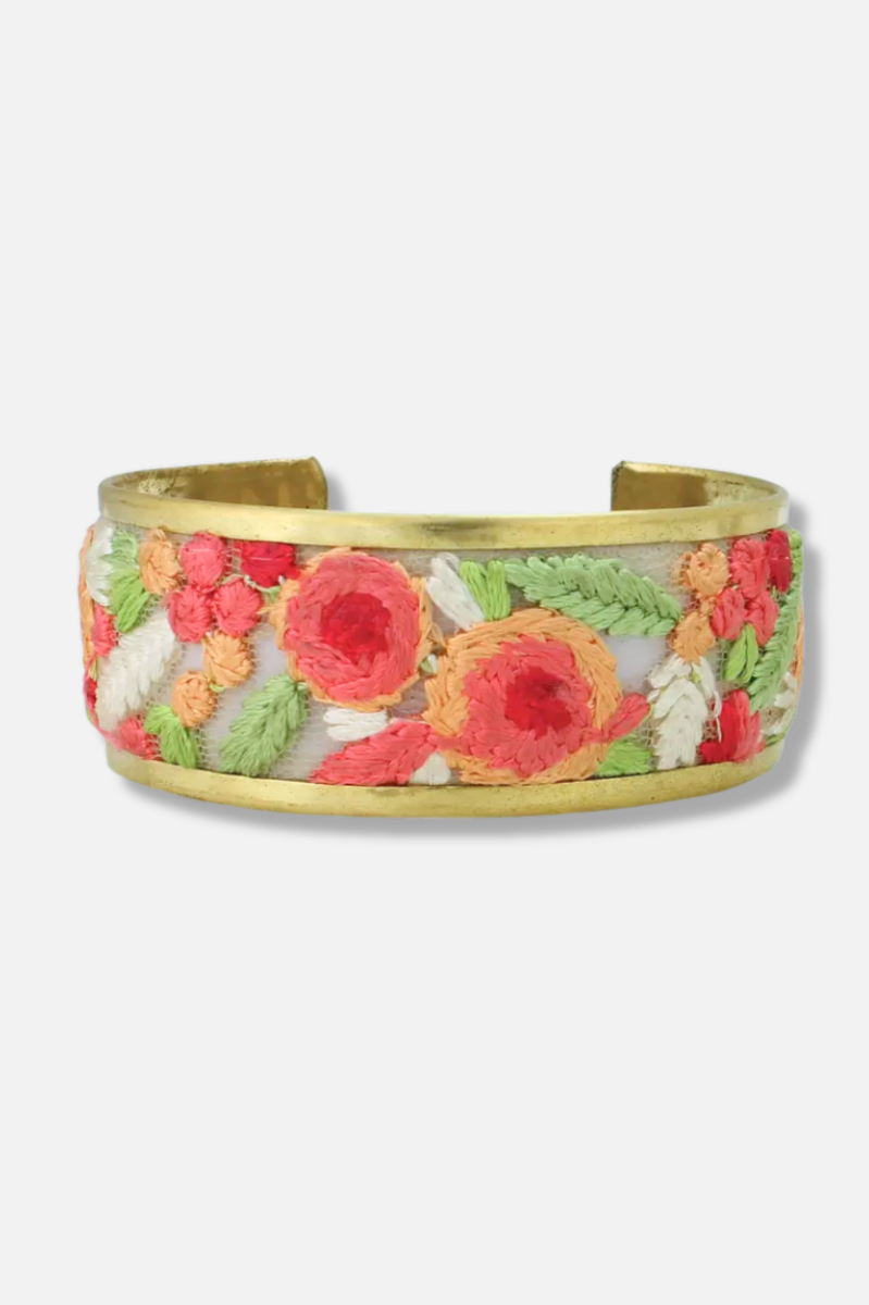 Cuff Bracelet - Floral 