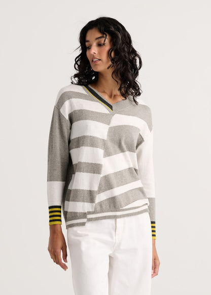 Crazy Stripe Sweater - Marl